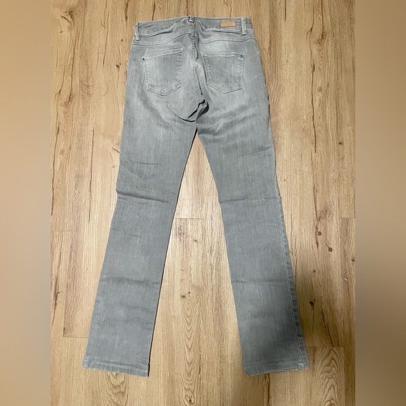 Authentic Motivi 🇮🇹 Skinny Jeans Gray Distressed Size 27👖 - Picture 3 of 4